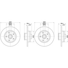 Disque de frein Fiat 600