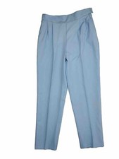 Vintage 80s Womens 16 High Rise Pleated Tapered Trouser Pants USA Preppy