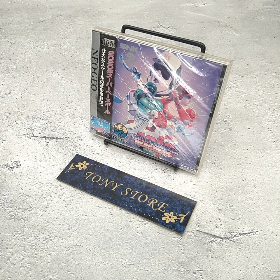 Neo Geo CD 2020 SUPER BASEBALL SNK Japan Action Battle Sports Game Baseball 1995 - Image 2 of 4