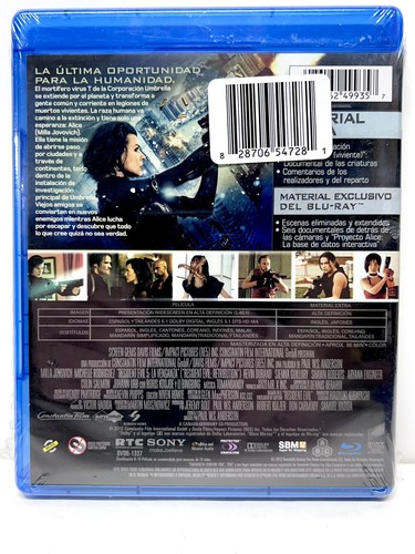 Resident Evil Retribution 2013. Blu-Ray New Sealed - Picture 2 of 2