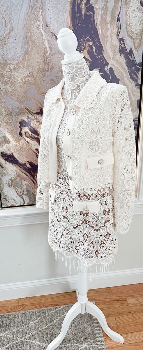 self-portrait アイボリー レースキャミソール self-portrait アイボリー レースキャミソール