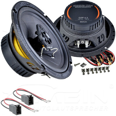 GROUND ZERO LAUTSPRECHER für VW GOLF III / 3 1991-1998 Front Heck 120W 165 #AES4