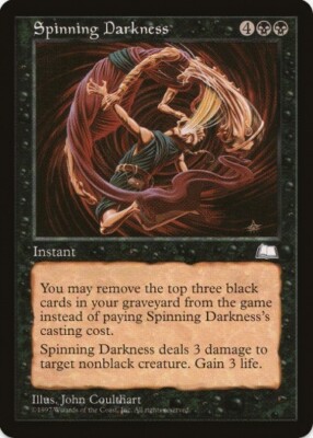 1 x Spinning Darkness - Weatherlight - LP - MTG - EOF