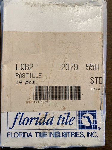 1 VTG Florida tile pastille border wall tile 2 x 6 ceramic geometric LQ62 NOS - Picture 7 of 7