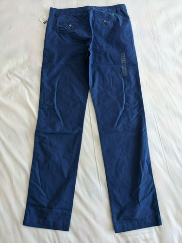 Polo Ralph Lauren Cotton Chino Pants Blue Boys Size 20. NWT - Picture 2 of 7