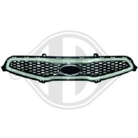 Diederichs KüHlergitter Passend FüR KIA Picanto TA 1.0 1.2 Chrom Schwarz
