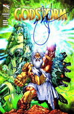 GRIMM FAIRY TALES: GODSTORM #0 SIGNED BY ARTIST ERIC BASALDUA / EBAS