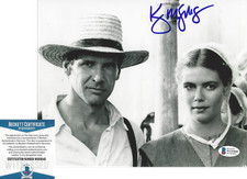KELLY MCGILLIS SIGNED 'WITNESS' 8x10 MOVIE PHOTO HARRISON FORD BECKETT COA BAS