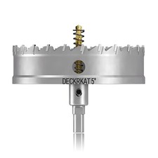 5" TCT Hole Saw for Hard Metal, Heavy Duty 127mm Tungsten Carbide Tipped Hole...