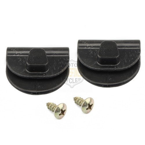 Pair Battery Left Side Cover Clips For Harley Sportster XL 883 1200 48