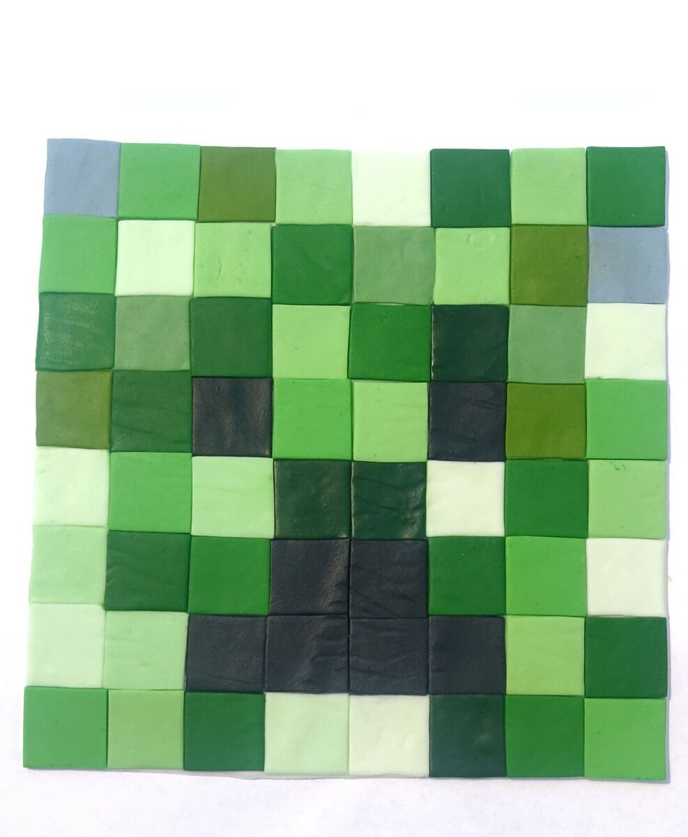 2d creeper  Minecraft Skin