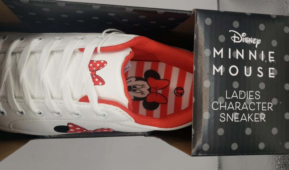 ALDI Disney Mickey Minnie Mouse Ladies Character Sneakers Shoes