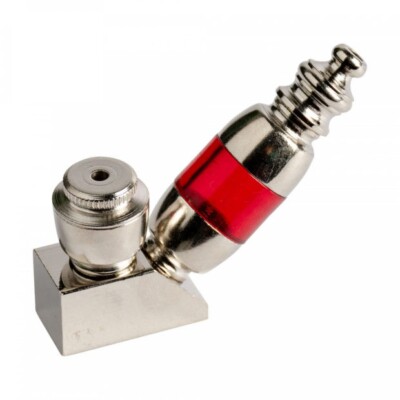 High-Quality Metal Smoking Pipe with acrylic chamber (MHP-199). Assembled in USA