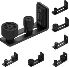 1/2/4 Pack 6 in1 Sliding Barn Door Floor Guide Upgraded Adjustable Wall Mounted