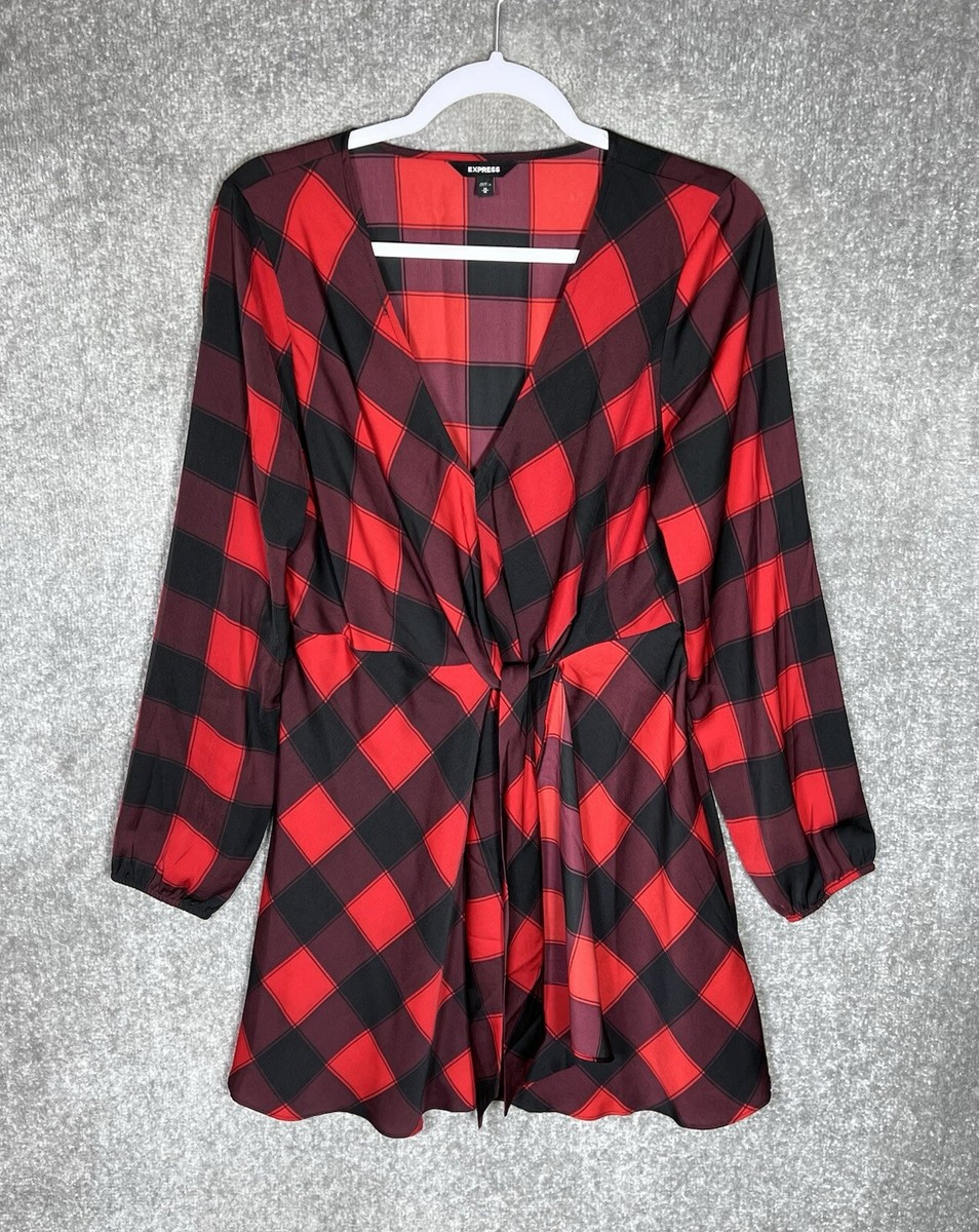 blue dress for baby girl Angela Red Plaid Pleated Bust Fitted Dress – Pink House Boutique