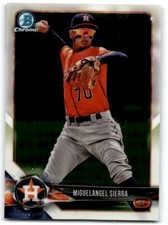 2018 BOWMAN CHROME PROSPECTS MIGUELANGEL SIERRA HOUSTON ASTROS #BCP53