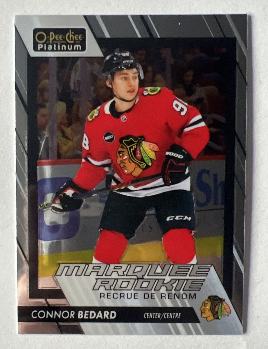 CONNOR BEDARD 2023-24 UD OPC Platinum Rookie #201 SP RC 23/24 O