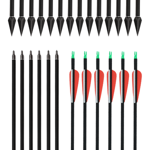 Archery 31/" Carbon Arrows SP 700 Target Hunting Recurve Compound Bow Broadheads