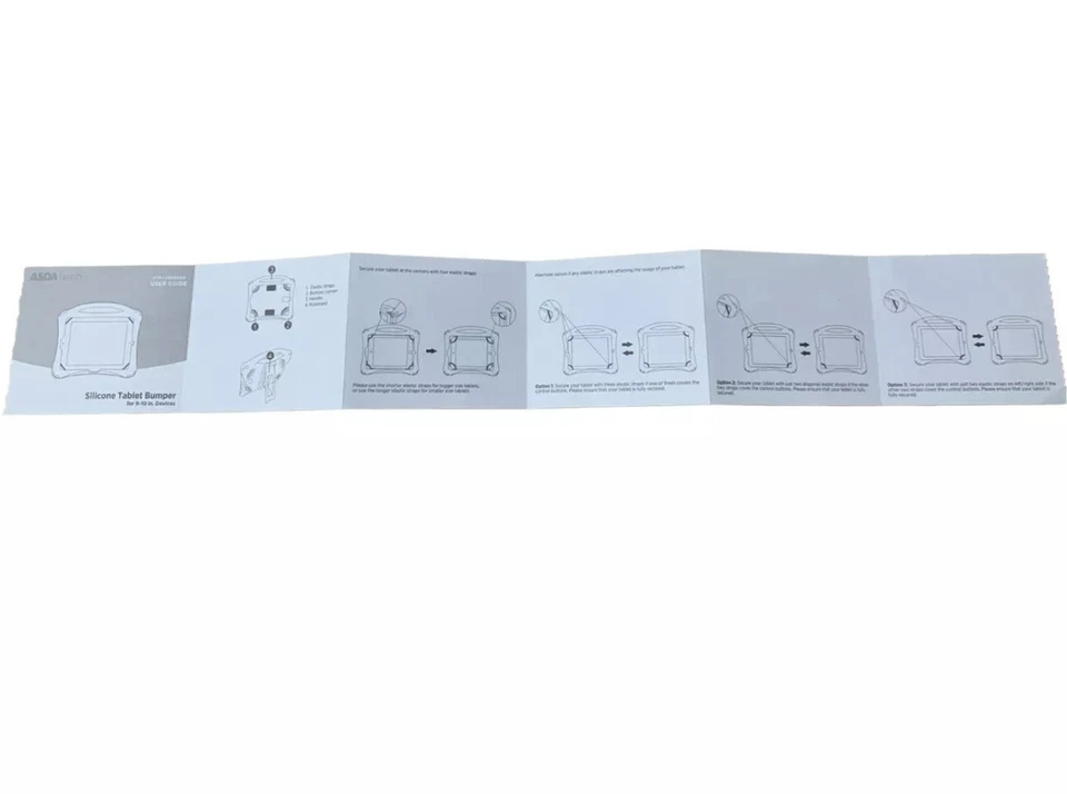 FOR 9-10 inch Devices “ASDA tech SILICONE TABLET BUMPER CASE COVER PROTECTOR” - Image 3 of 4