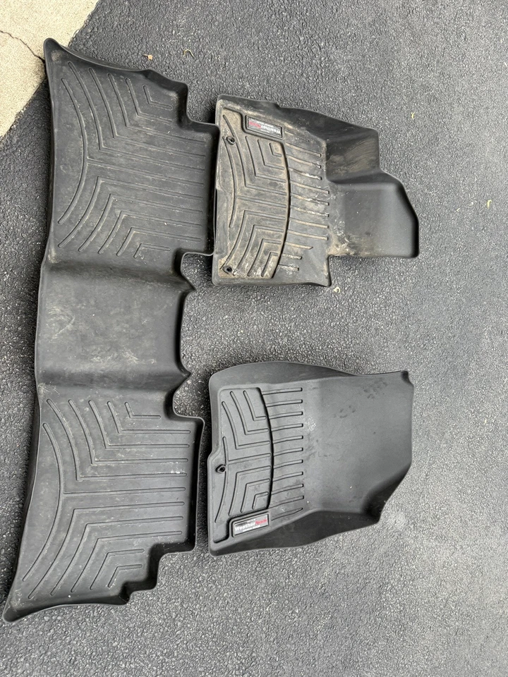 Forro de piso WeatherTech para Hyundai Tucson 2022-2025 - 1ª y 2ª fila, negro Foto 3 de 4