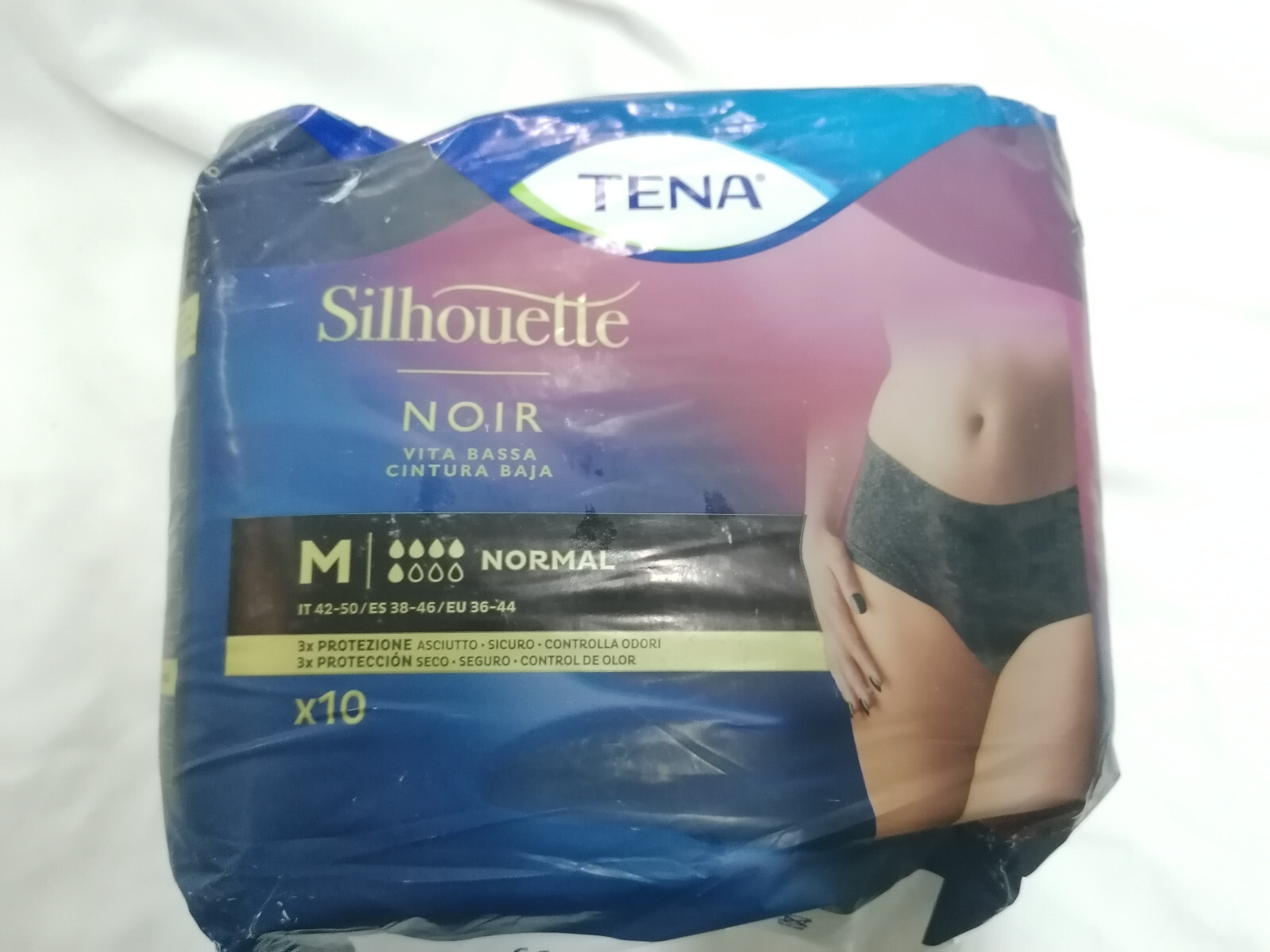 Nuvenia – Tena Lady Silhouette Nero M 10 Pezzi