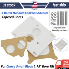 Intake Manifold Adapter For Sbc Chevy Tbi Fuel Injection To 4bl Manifold Holley