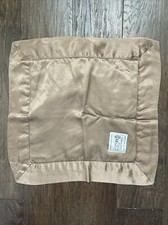 LITTLE GIRAFFE SATIN LOVEY BABY BLANKET COCOA CHOCOLATE BROWN HTF
