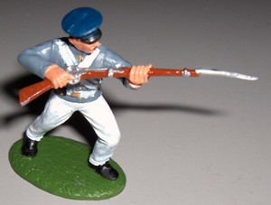 CIVIL WAR CONFEDERATE MARINE CHARGING AT READY 54MM BY EXPEDITIONARY FORCE