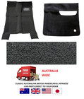 <!--F#f_0-->HOLDEN FX FJ SEDAN MOULDED CHARCOAL PLUSH FRONT REAR & BOOT CARPET SET<!--F/-->