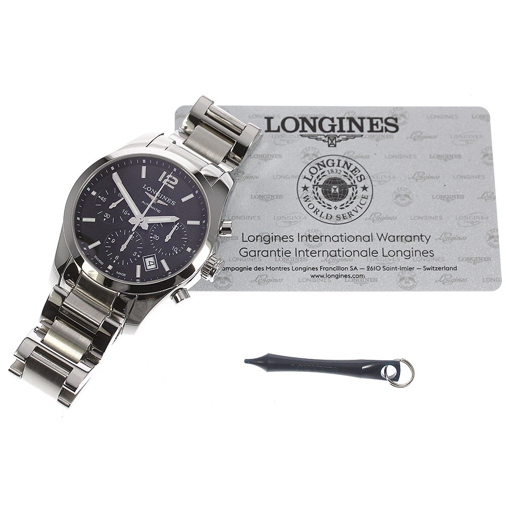 LONGINES Conquest Classic L2.786.4 Chronograph Date Automatic Men&
