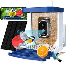 Smart Bird Feeder with Camera,2.5K HD Bird Watching Camera with AI Identify,Auto