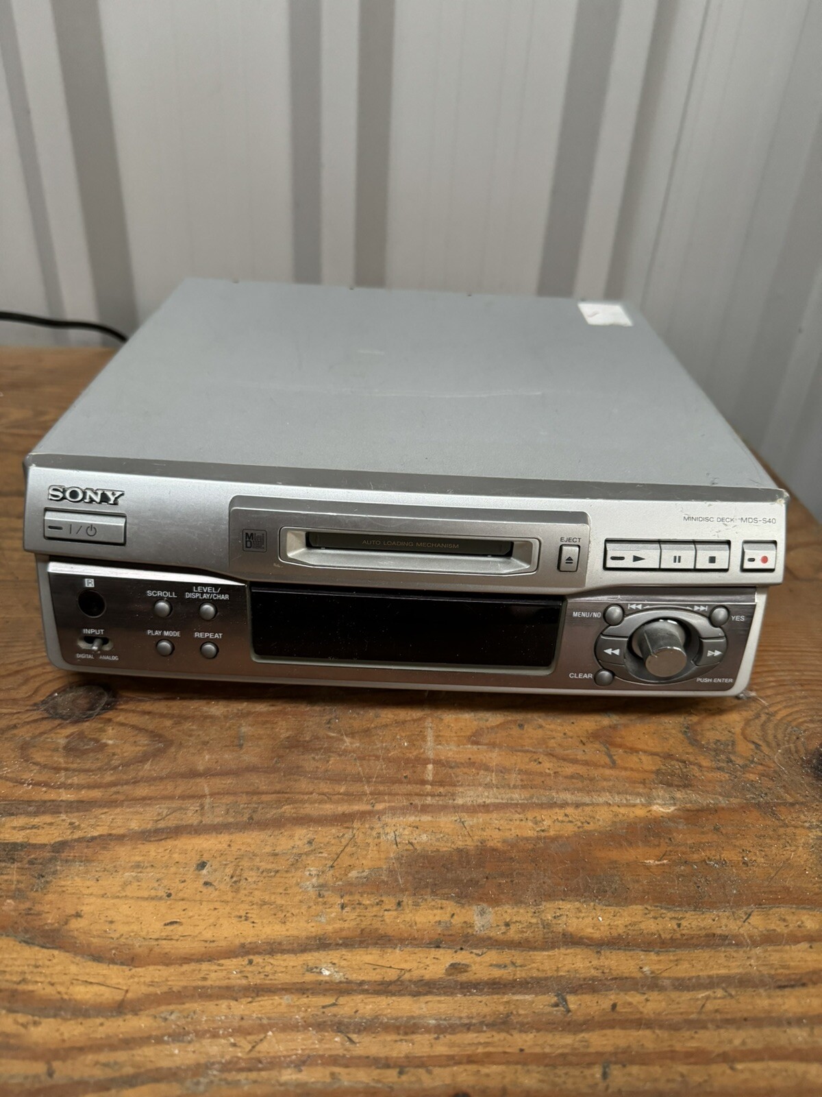 Sony MDSS40 Minidisc Player/recorder eBay