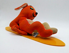 R Dakin Dream Pets Hawaiian Hound Orange Dog Surfboard Vintage