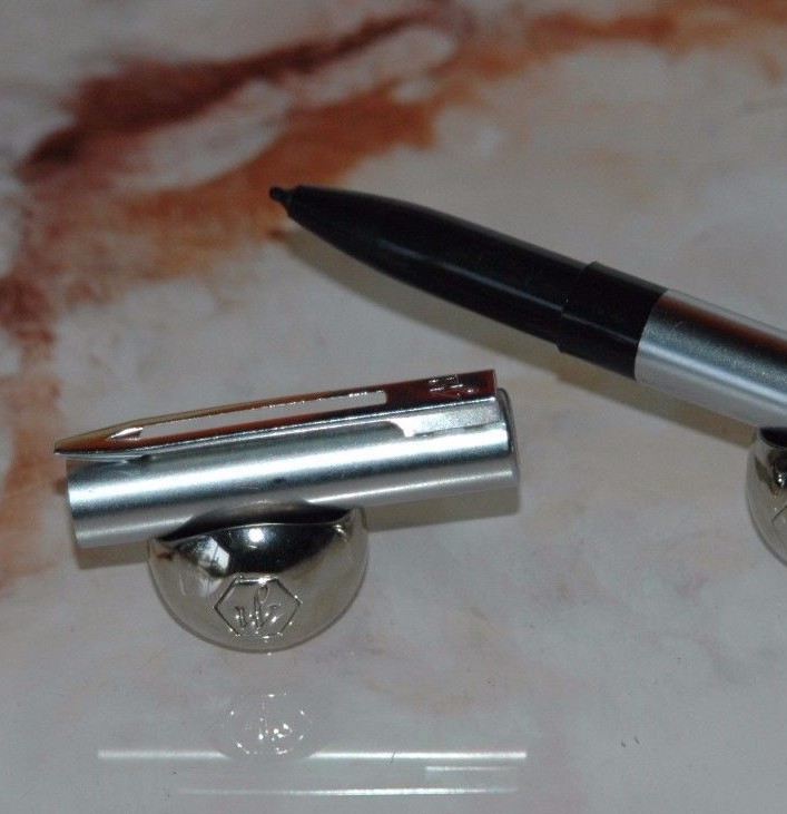 STYLO BILLE WATERMAN Acier brossé NEUF DE STOCK • EUR 34,90