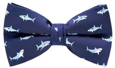 Men's Bow Ties Handmade Adjustable Pre-Tied Fun Pattern Bow Ties For Light Blue