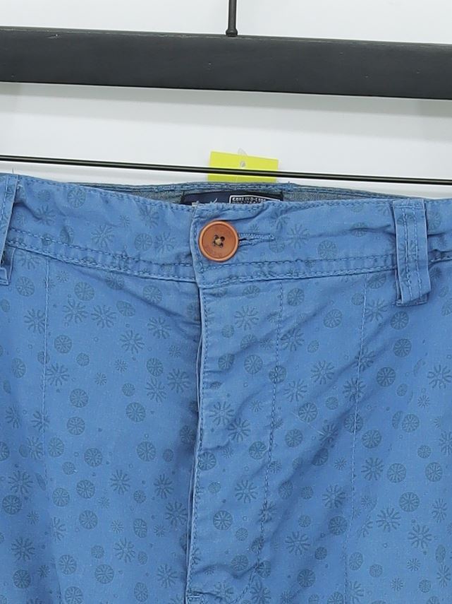 Code Men's Shorts L Blue 100 Cotton Chino eBay