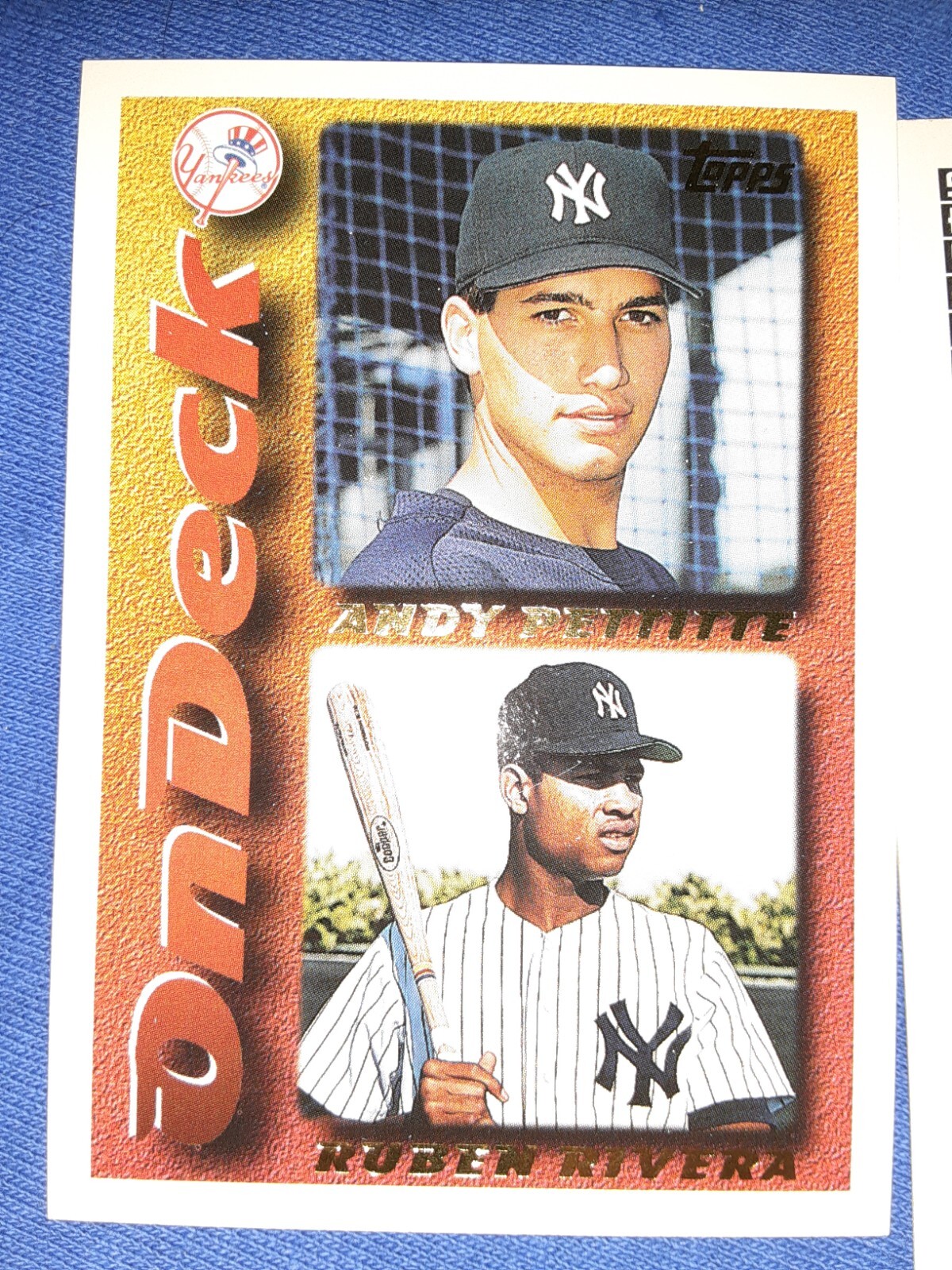 1995 Topps On Deck Andy Pettitte, Ruben Rivera #640 New York Yankees ROOKIE RC