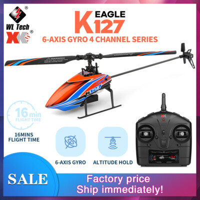 EAGLE K127 6軸4チャンネルヘリコプター XK Eagle K127 Remote Control Helicopter - YouTube
