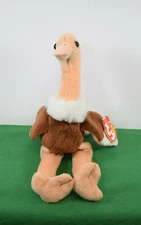 TY - The Beanie Babies Collection - "Stretch" The Ostrich. In mint condition.