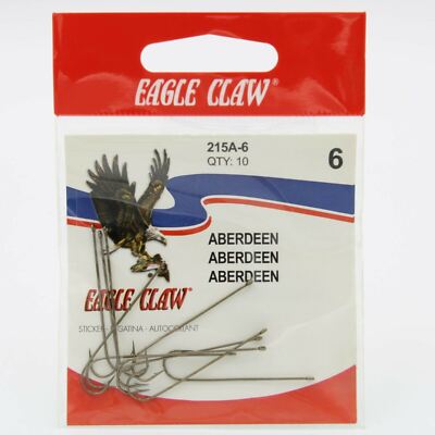 HOT Aberdeen Hook Eagle Claw Cricket Hooks Eagle Claw 215A