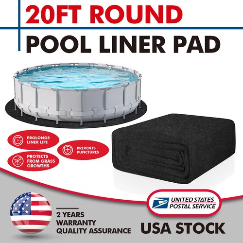 20FT Round Pool Liner Pad for Above Ground Swimming Pool, for Outdoor Pool Mat