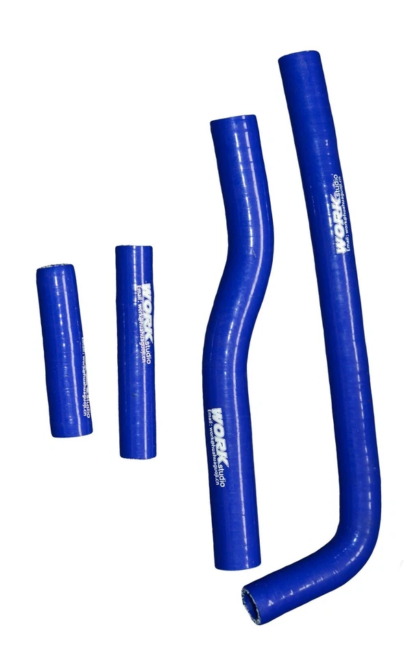 Radiadores de alumínio e mangueira azul para Yamaha YZ250F 2001-2005 / WR250F 2001-2006 - Imagem 2 de 4