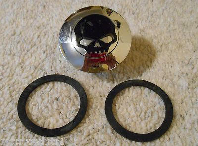 ハーレー　V-TWIN スカルフェールキャップ V-TWIN HARLEY-DAVIDSON SKULL POP-UP VENTED GAS CAP 82-95 38-0427