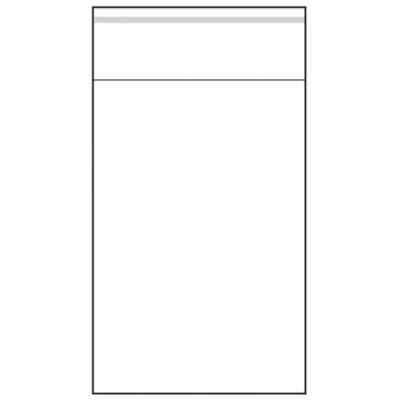 100 ~ 1,000 Ultra Clear OPP Self Adhesive 13'' x 17'' Plastic Bags