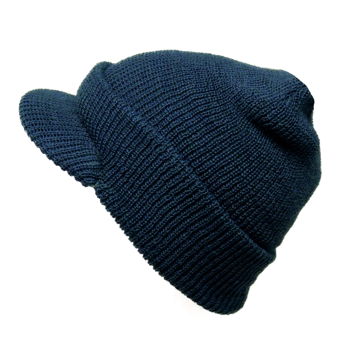 Created By Cyd Ireland Donegal Tweed Wool Beanie Hat Blue Basketweave Womens NEW Hand Knit Donegal Merino Tweed Beanie: Navy Blue Polka Dot  main image 4