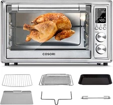 Cosori Smart Air Fryer Toaster Oven Comb, 32-qt Large Convection Oven, Stainless