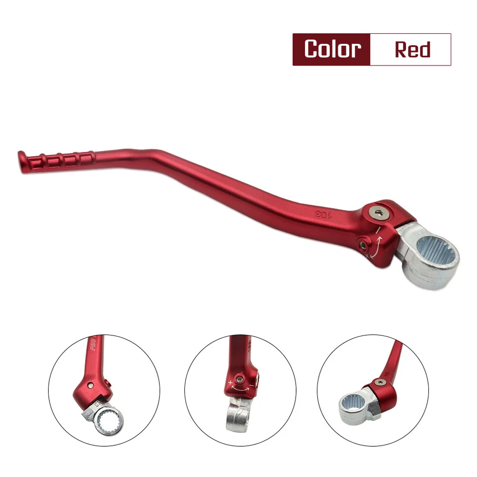 Nuevo brazo de pedal de palanca de arranque para motocicleta Honda CRF150R 2007-2020 Foto 3 de 4