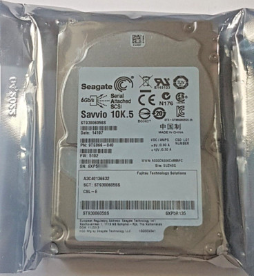 Seagate ST9300605SS Savvio Disque Dur Interne 2.5" SAS 6Gb/s 300Go 10000 RPM