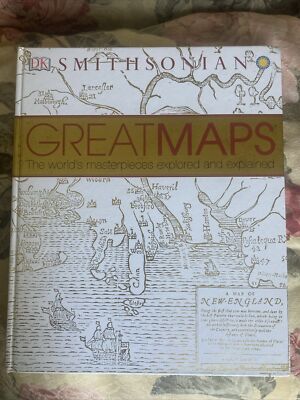 Great Maps by Jerry Brotton-Smithsonian 2017 Hardcover-preowned