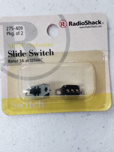 Radio Shack Slide SPDT Switch (2-Pack) Catalog №: 275-409